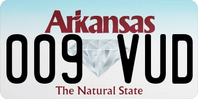 AR license plate 009VUD