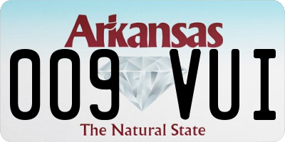 AR license plate 009VUI