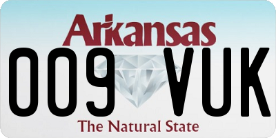 AR license plate 009VUK