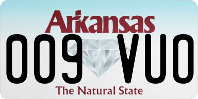 AR license plate 009VUO