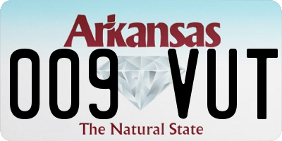 AR license plate 009VUT