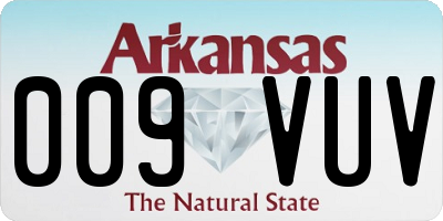 AR license plate 009VUV