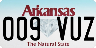 AR license plate 009VUZ