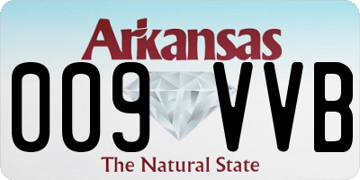 AR license plate 009VVB