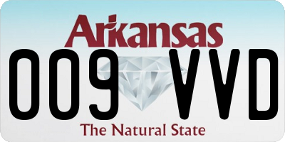 AR license plate 009VVD