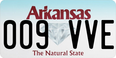 AR license plate 009VVE