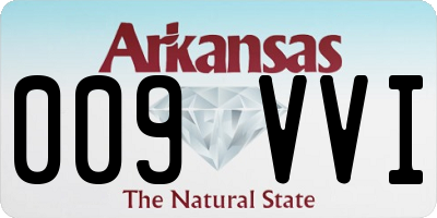 AR license plate 009VVI