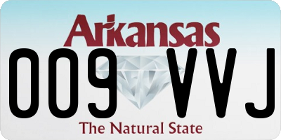 AR license plate 009VVJ