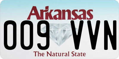 AR license plate 009VVN