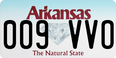 AR license plate 009VVO