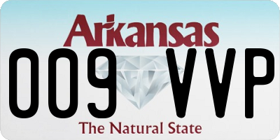 AR license plate 009VVP