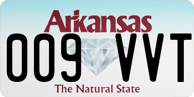 AR license plate 009VVT