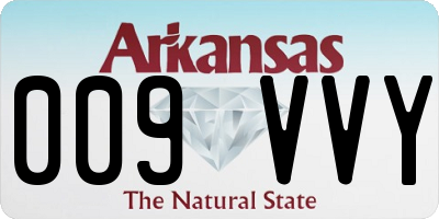 AR license plate 009VVY