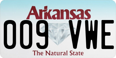 AR license plate 009VWE