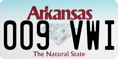 AR license plate 009VWI