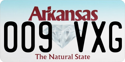 AR license plate 009VXG