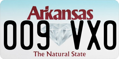 AR license plate 009VXO