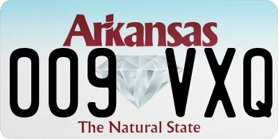 AR license plate 009VXQ