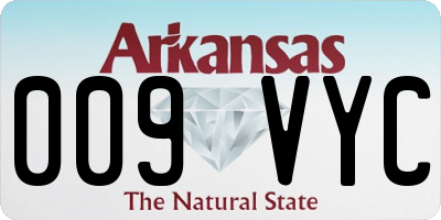 AR license plate 009VYC