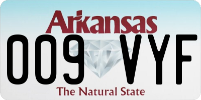 AR license plate 009VYF