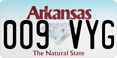 AR license plate 009VYG