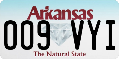 AR license plate 009VYI