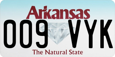 AR license plate 009VYK