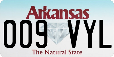 AR license plate 009VYL