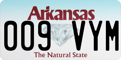 AR license plate 009VYM