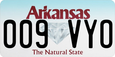 AR license plate 009VYO