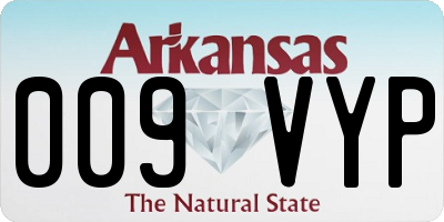 AR license plate 009VYP