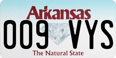 AR license plate 009VYS