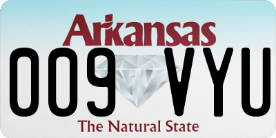 AR license plate 009VYU