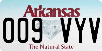 AR license plate 009VYV
