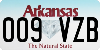 AR license plate 009VZB