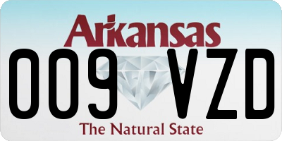 AR license plate 009VZD