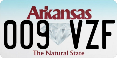 AR license plate 009VZF