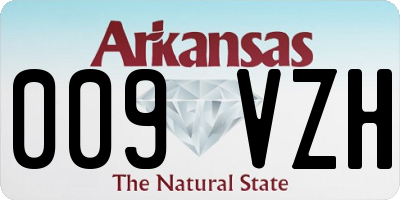 AR license plate 009VZH