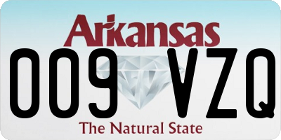 AR license plate 009VZQ