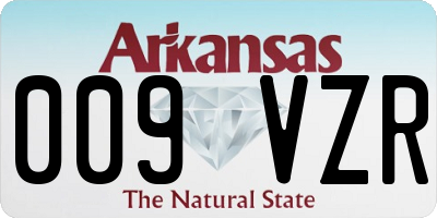 AR license plate 009VZR