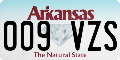 AR license plate 009VZS