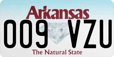 AR license plate 009VZU