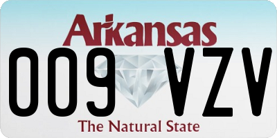 AR license plate 009VZV