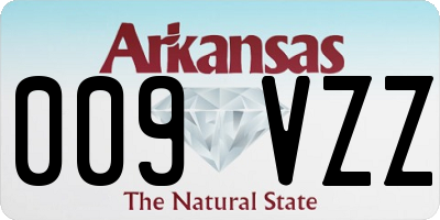 AR license plate 009VZZ