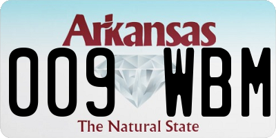 AR license plate 009WBM