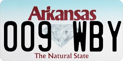AR license plate 009WBY