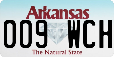 AR license plate 009WCH