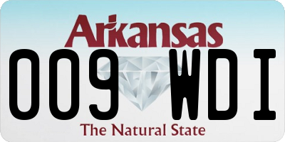 AR license plate 009WDI
