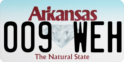AR license plate 009WEH