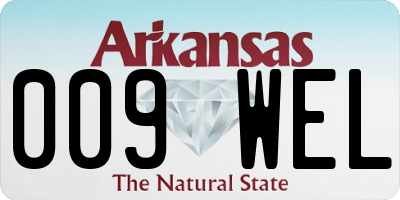 AR license plate 009WEL